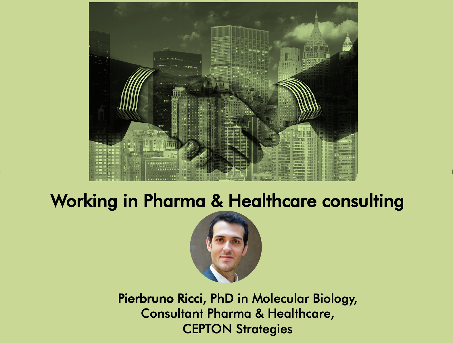 Working in Pharma/Healthcare consulting