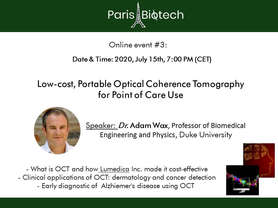 Event #3: Low-cost, Portable Optical Coherence Tomography for Point of Care Use